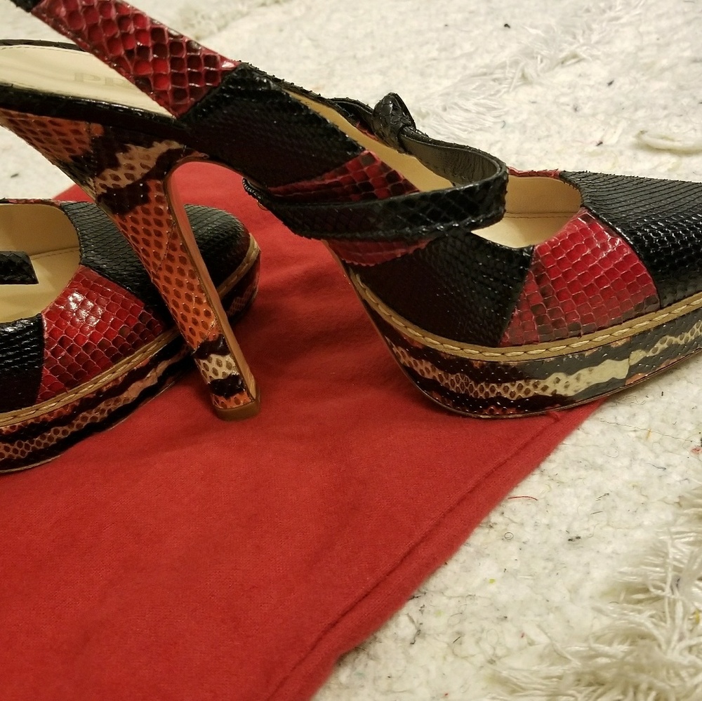 Prada croc skin sheos